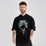 Camiseta Jersey Oversized Monte Leste Pantera Preta