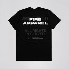 Camiseta Fire Radial Noise Preta