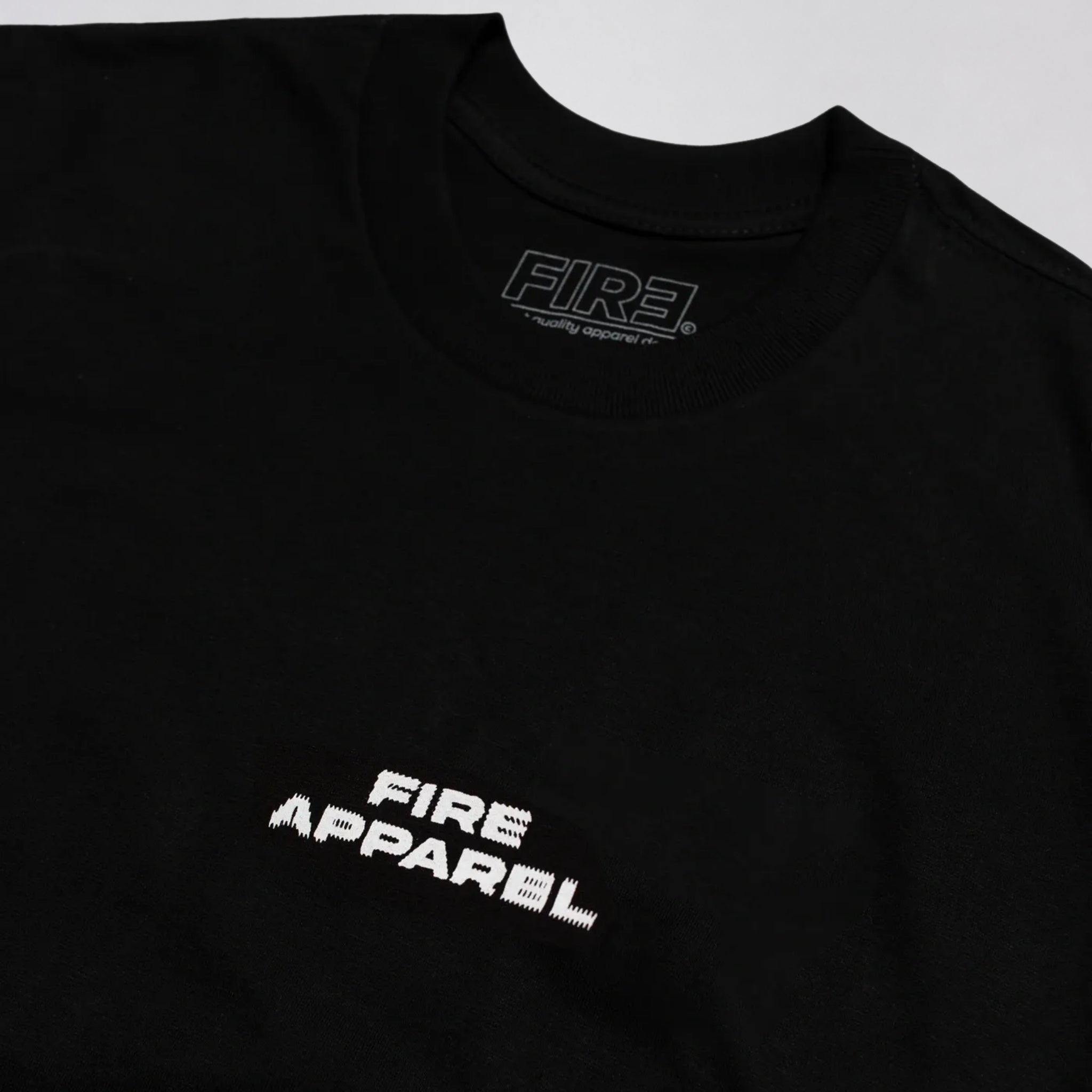 Camiseta Fire Radial Noise Preta