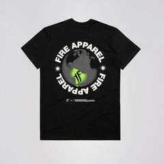 Camiseta Fire In The World Preta