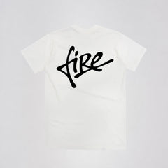 Camiseta Fire Fresh Tag Off White