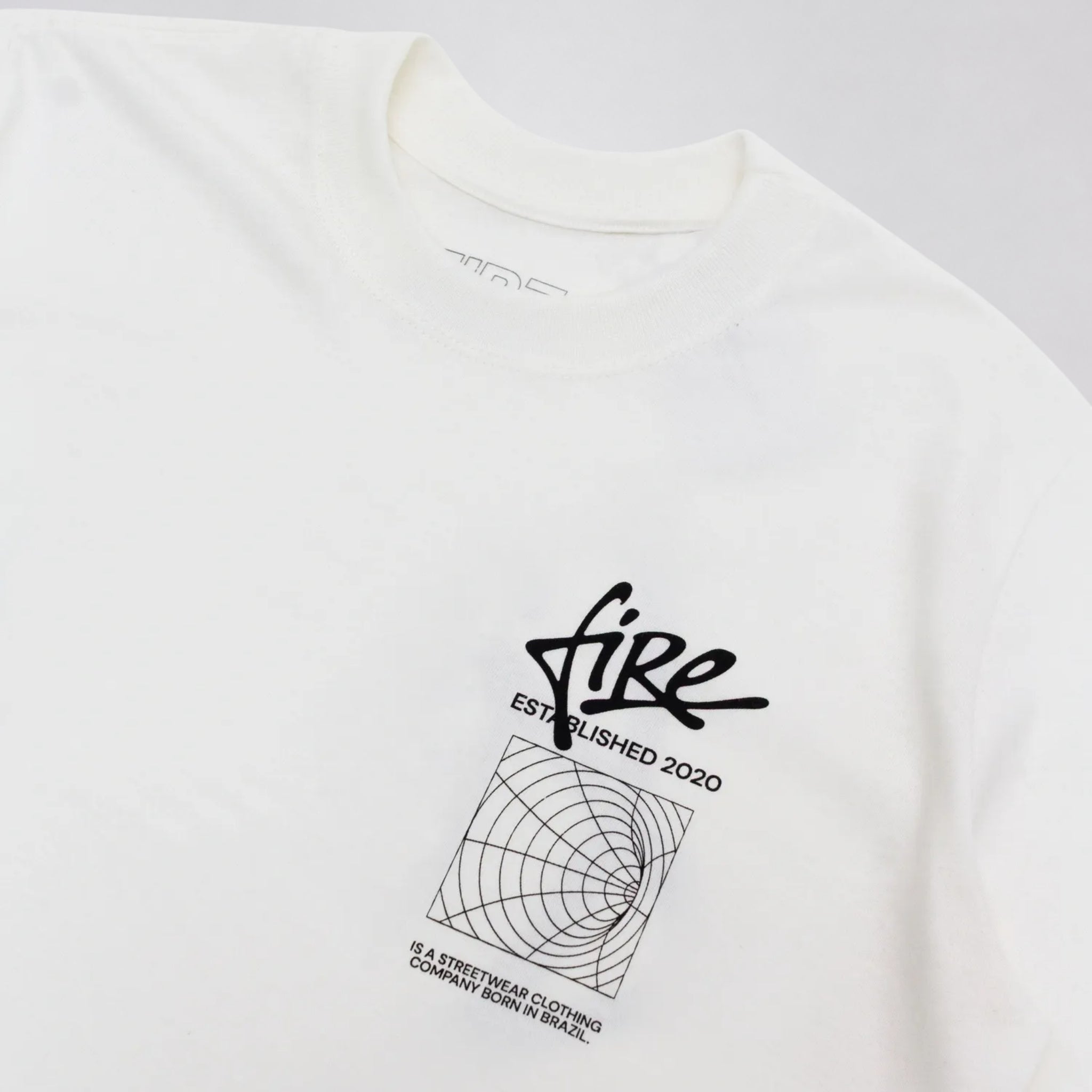 Camiseta Fire Fresh Tag Off White
