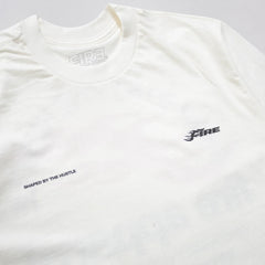 Camiseta Fire Shaped By The Hustle Off White