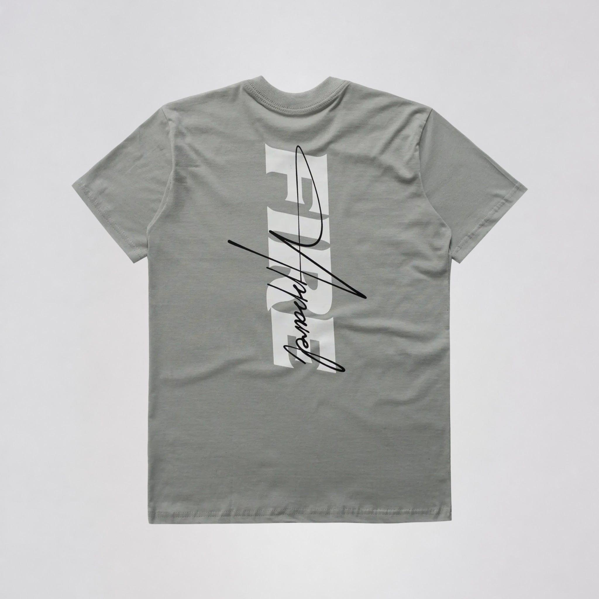 Camiseta Fire Signature Cinza