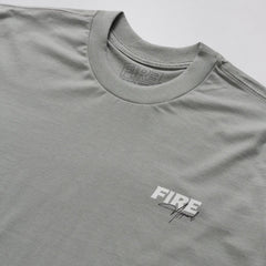 Camiseta Fire Signature Cinza