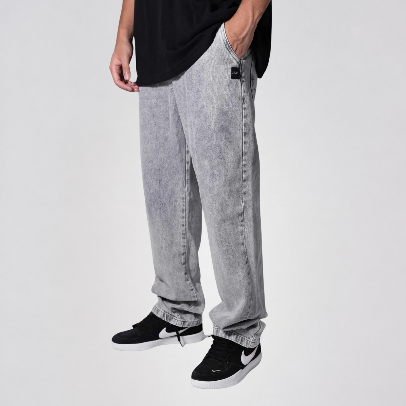 CALÇA JEANS BALÃO ESTONADA