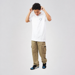 CALÇA SARJA CARGO RETA PREMIUM
