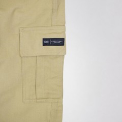 CALÇA SARJA CARGO RETA PREMIUM