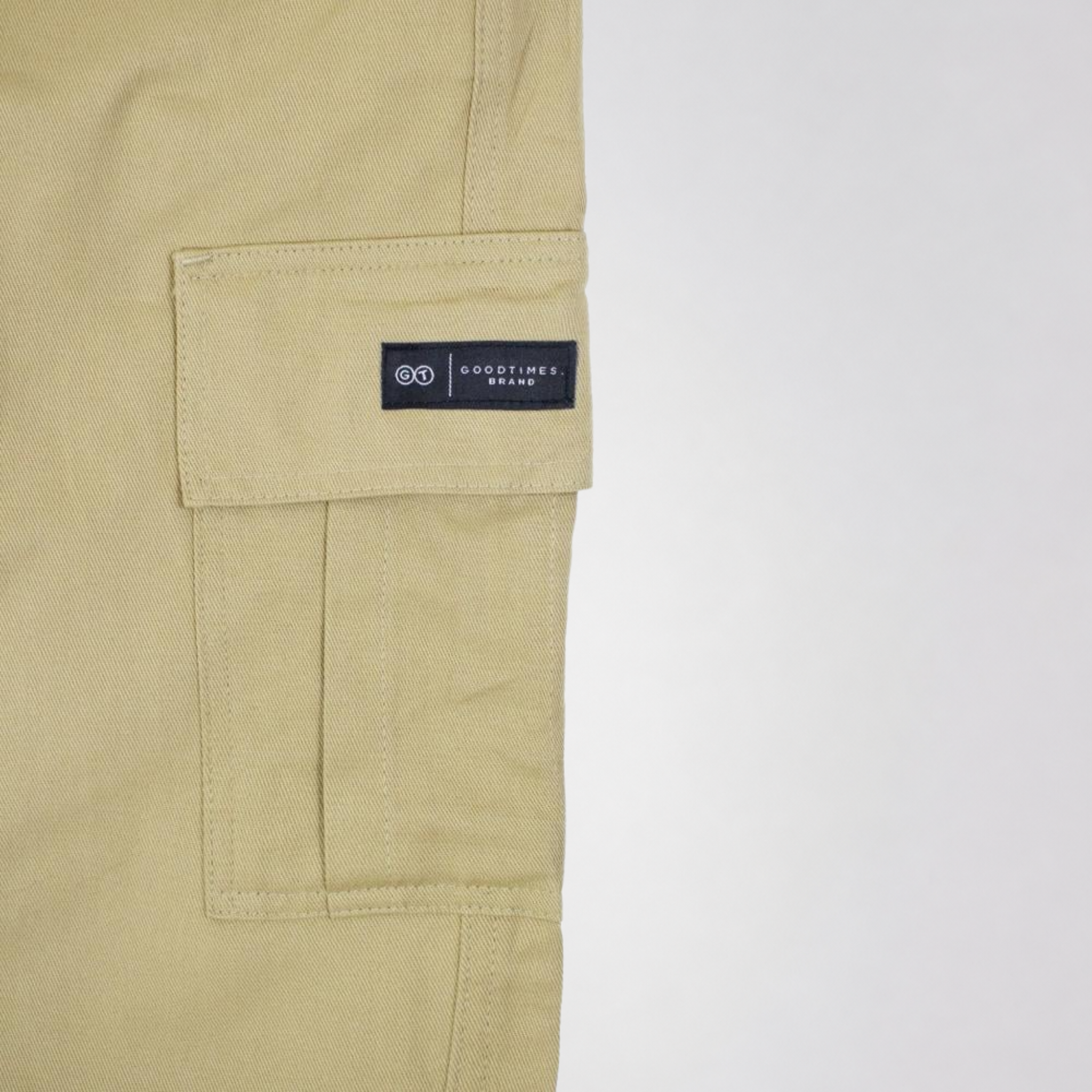 CALÇA SARJA CARGO RETA PREMIUM