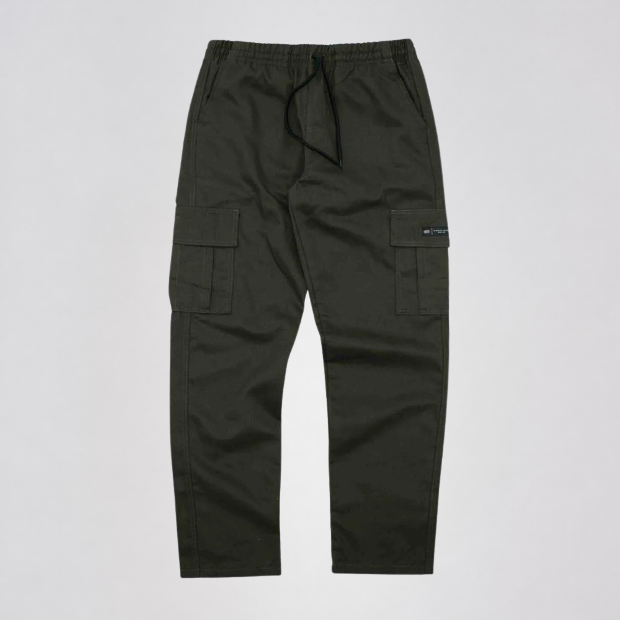 CALÇA SARJA CARGO RETA PREMIUM