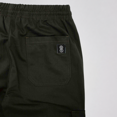 CALÇA SARJA CARGO RETA PREMIUM