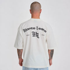 Camiseta Box Oversized Monte Leste Tomb Off White