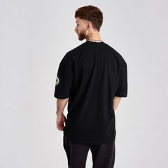 Camiseta Jersey Oversized Monte Leste Pantera Preta