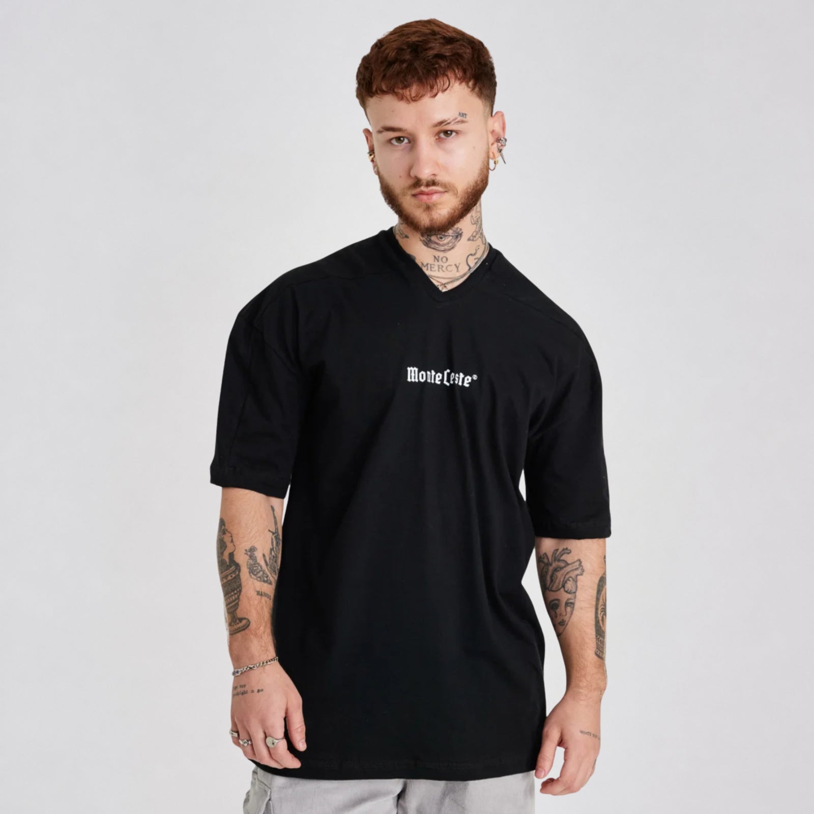 Camiseta Jersey Oversized Monte Leste Classic Preta