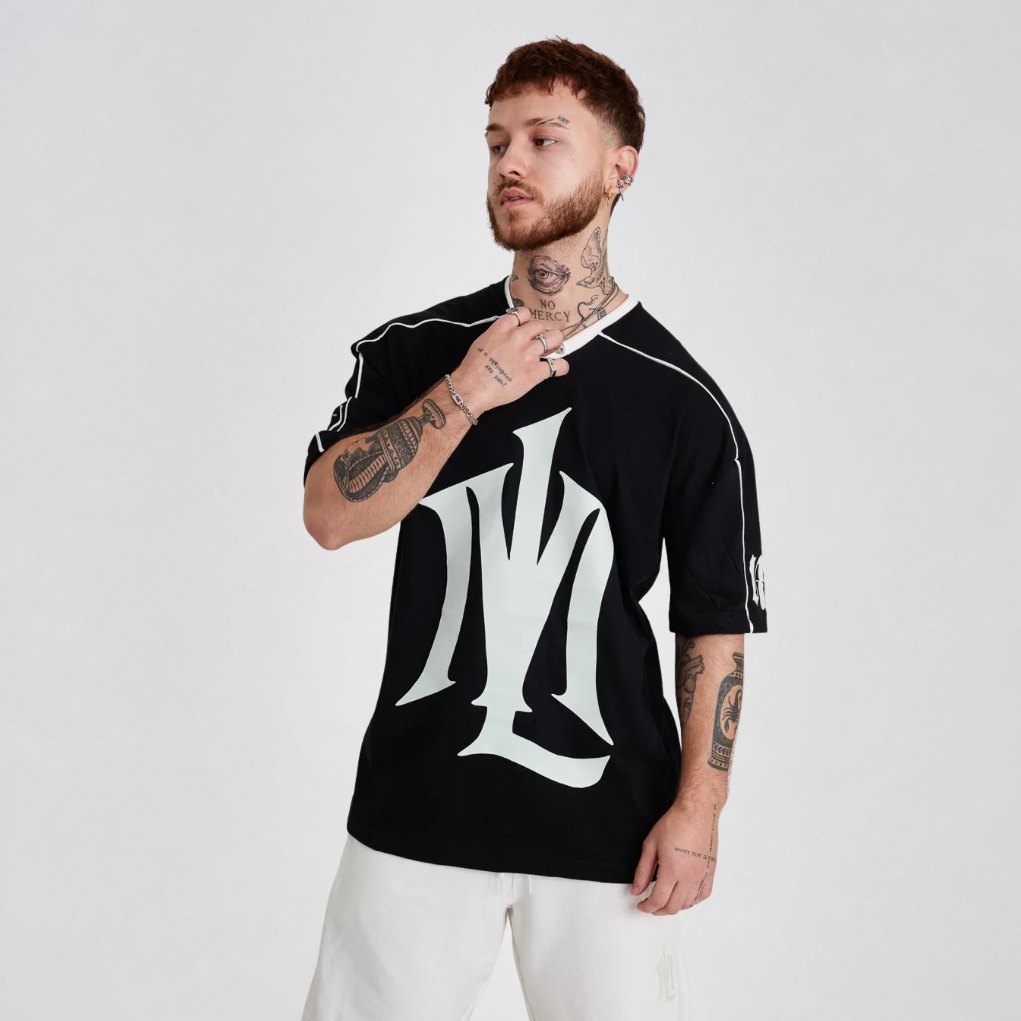 Camiseta Jersey Oversized Monte Leste ML Preta