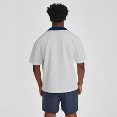 Camiseta Polo Oversized Monte Leste Moving Off White