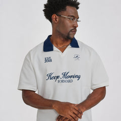 Camiseta Polo Oversized Monte Leste Moving Off White