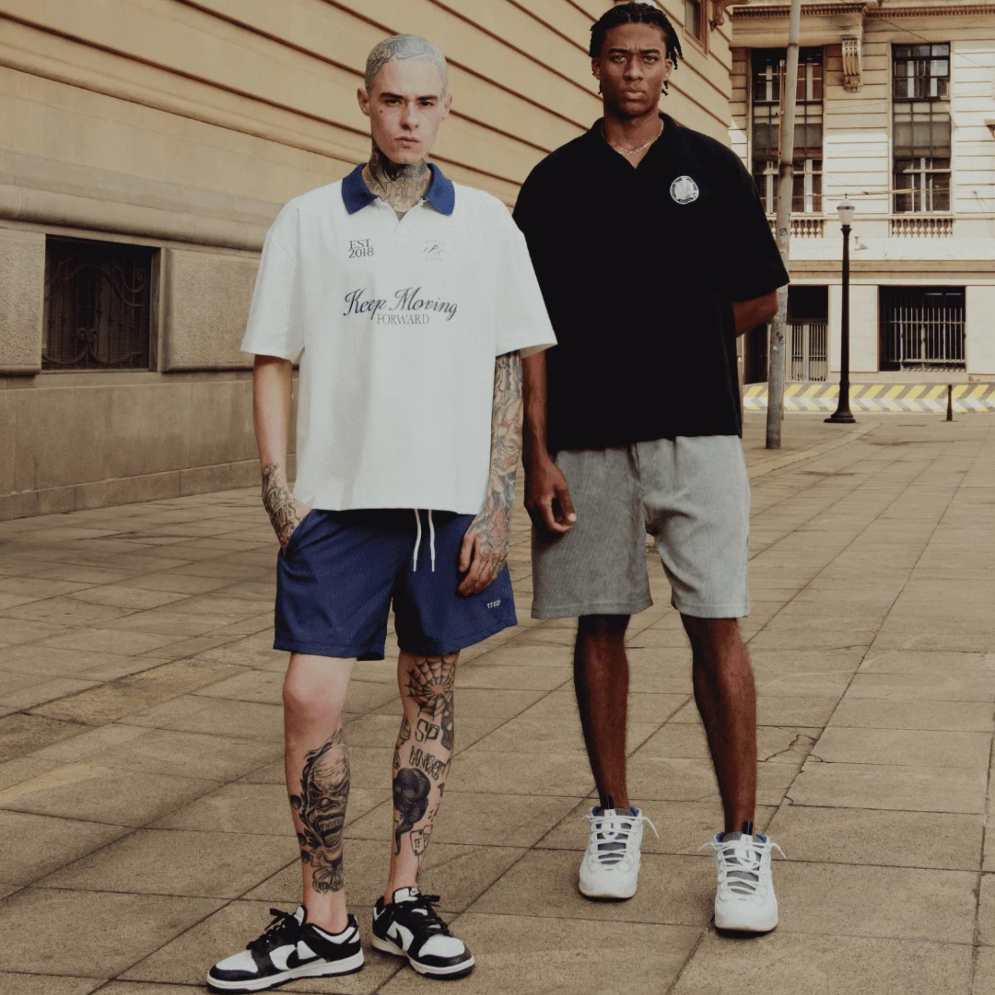 Camiseta Polo Oversized Monte Leste Moving Off White
