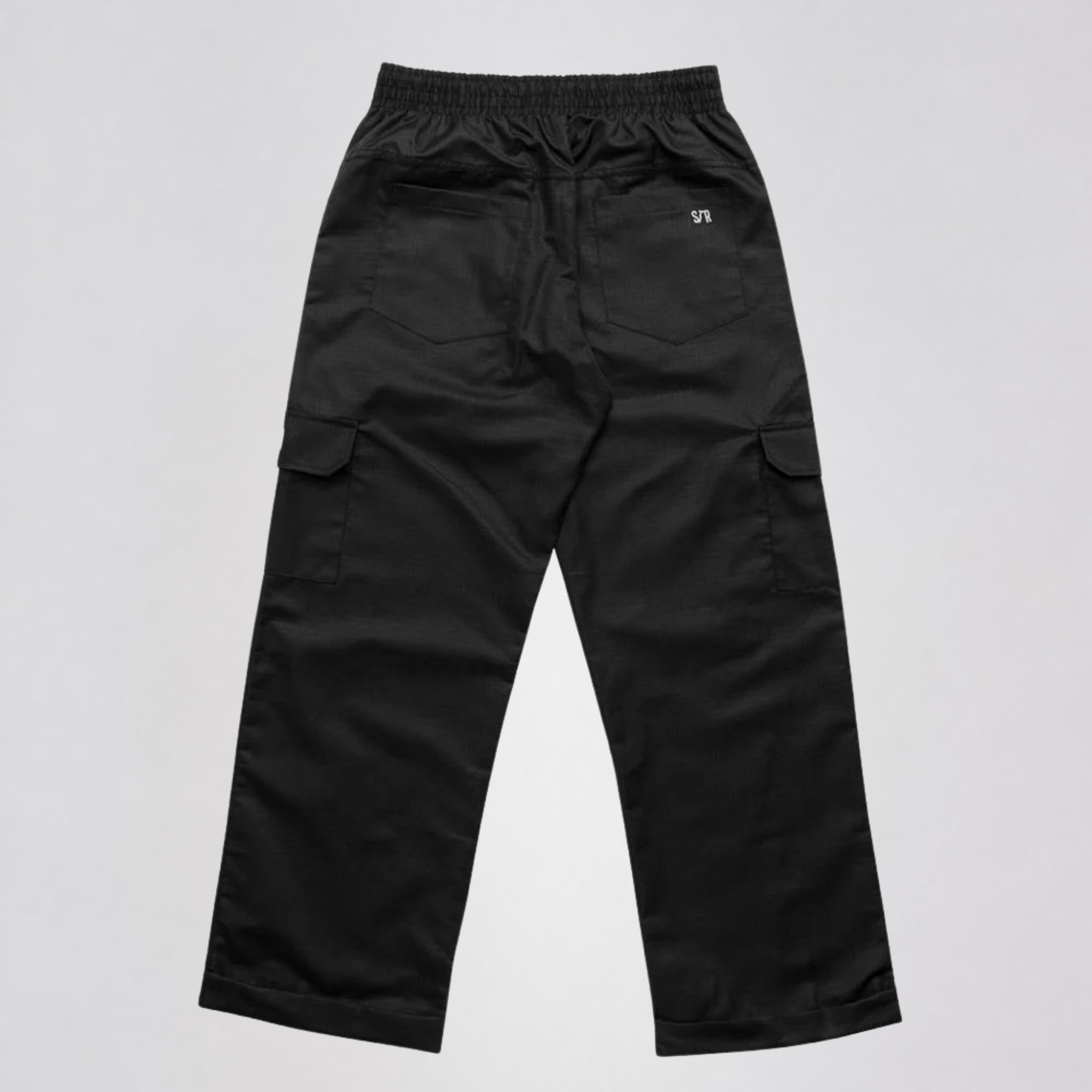 Calça Stranger Rip Stop Cargo Reta Preta