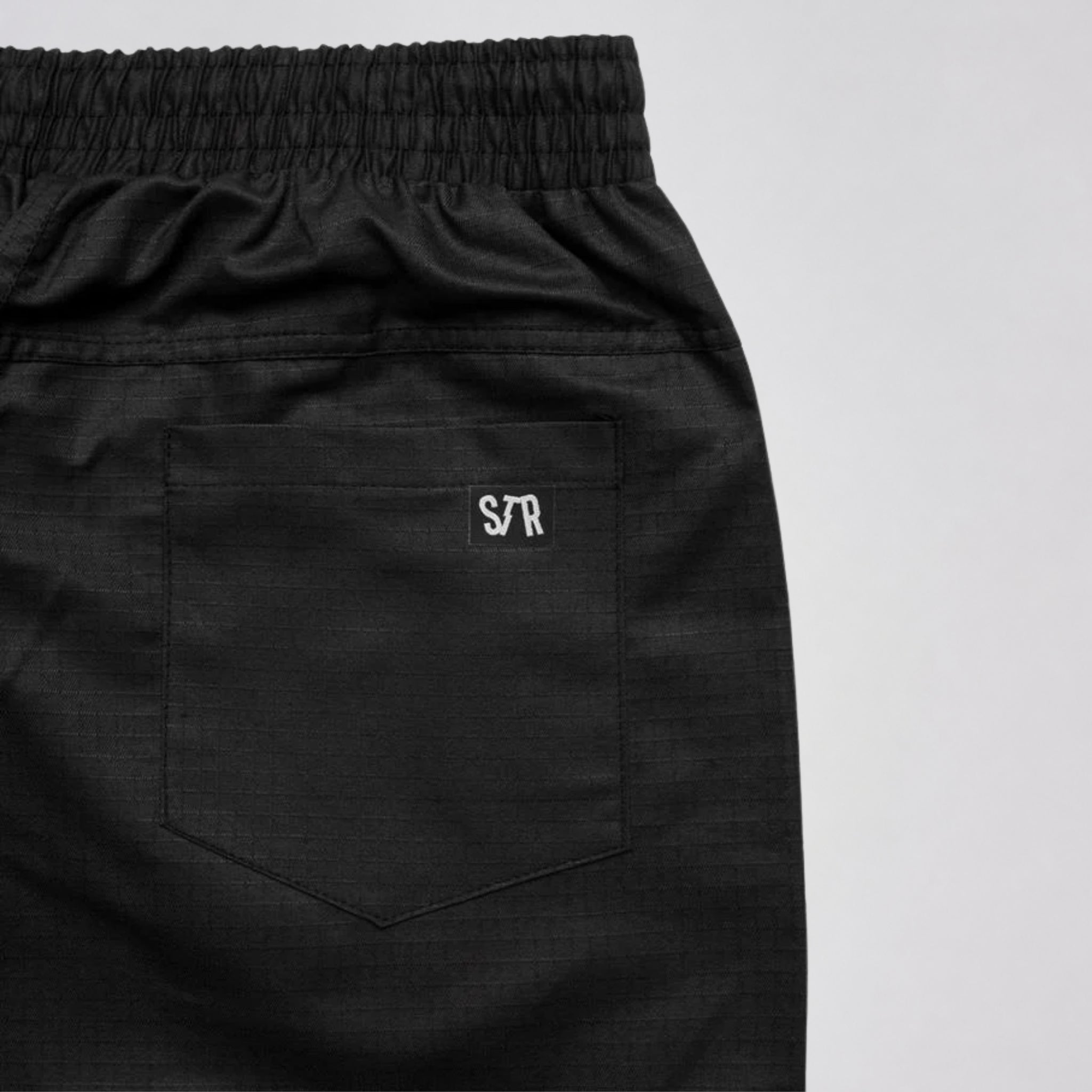 Calça Stranger Rip Stop Cargo Reta Preta