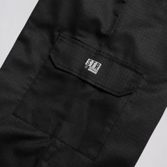 Calça Stranger Rip Stop Cargo Reta Preta