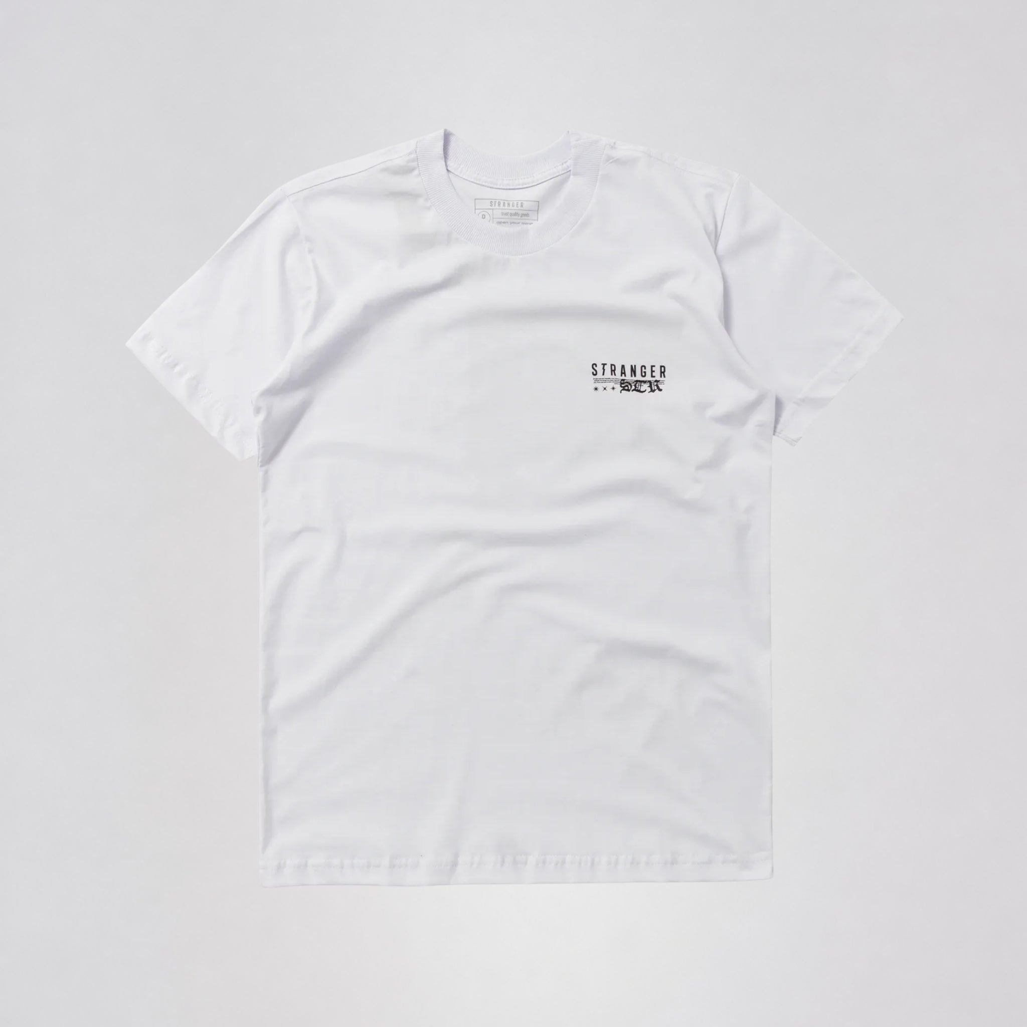 Camiseta Stranger No Scattered Letter Branco