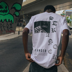 Camiseta Stranger No Scattered Letter Branco