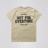 Camiseta Stranger Not For Everyone Creme