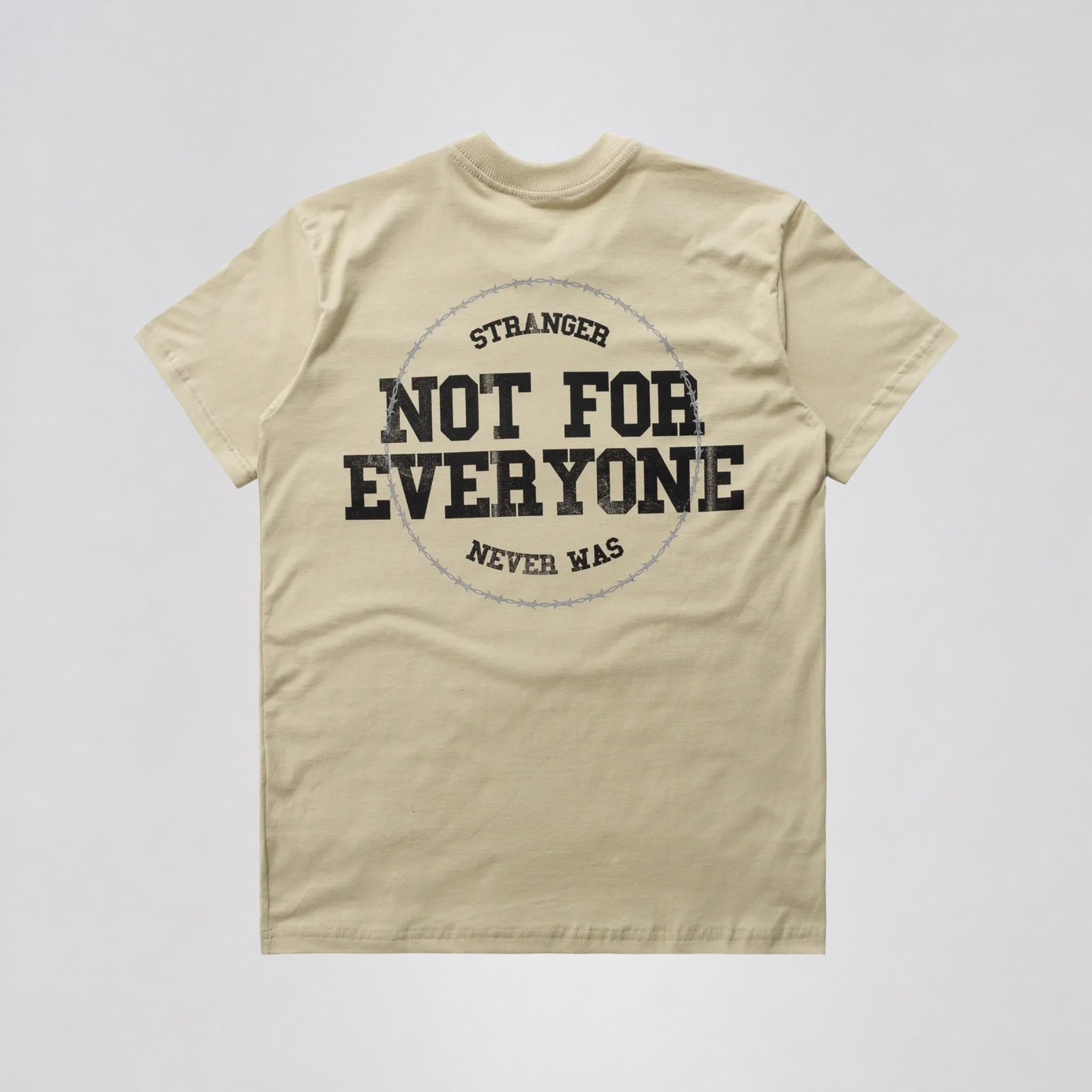 Camiseta Stranger Not For Everyone Creme