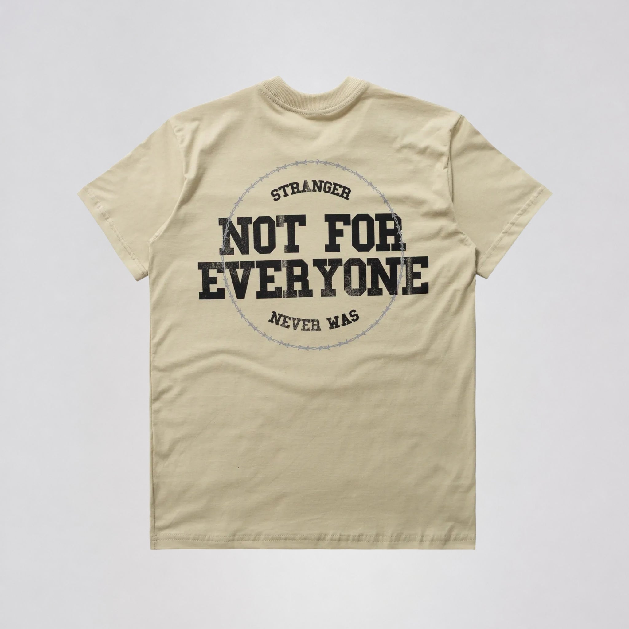 Camiseta Stranger Not For Everyone Creme