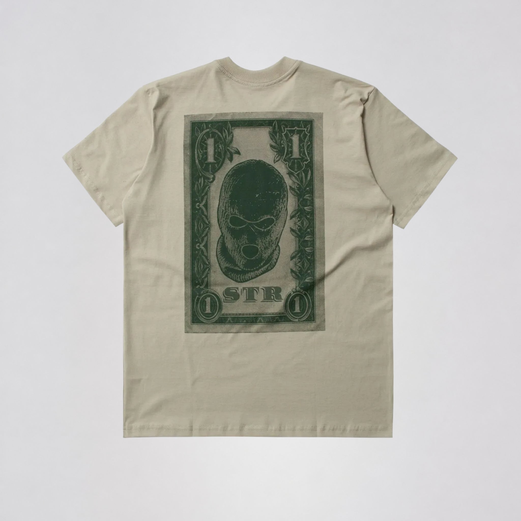 Camiseta Stranger Ski Mask Money Creme