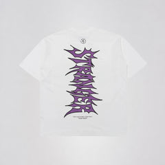Camiseta Stranger Oversized Vertical Spikes Branca