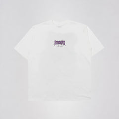 Camiseta Stranger Oversized Vertical Spikes Branca