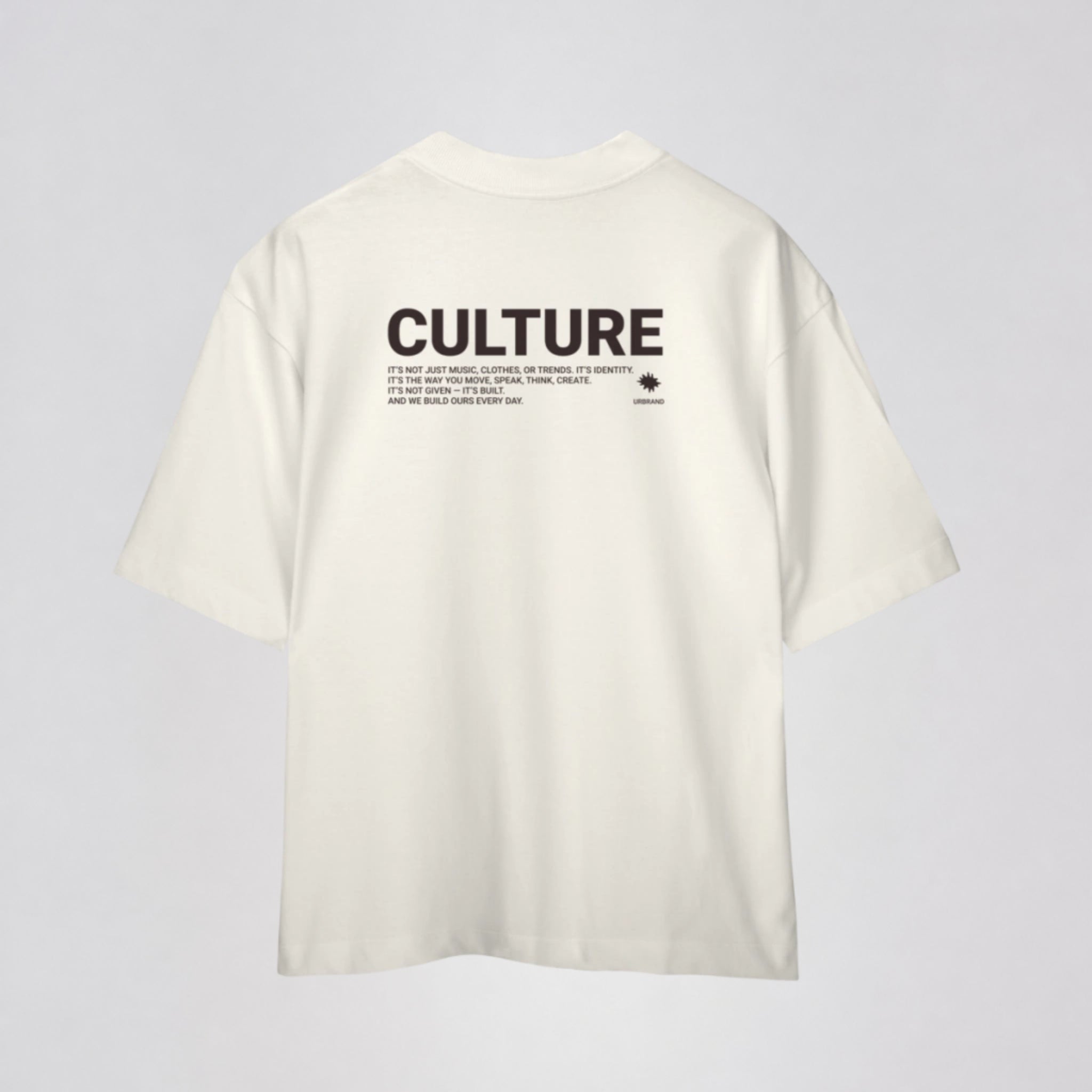 Camiseta Oversized Premium CULTURE IT'S IDENTITY da URBRAND