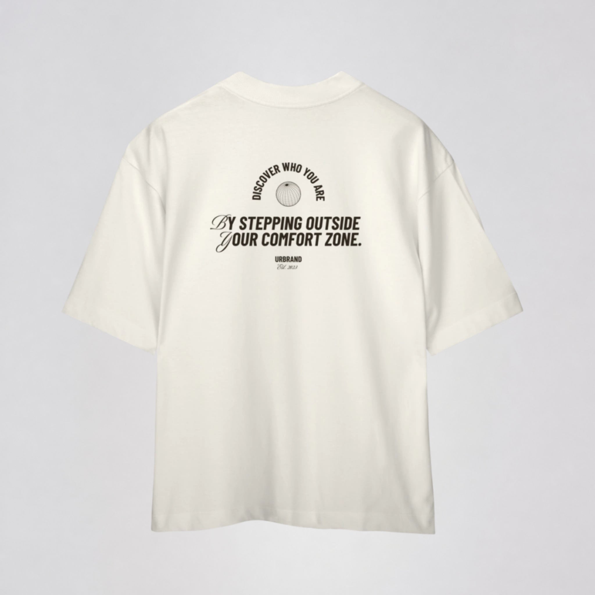 Camiseta Oversized Premium DISCOVER WHO YOU ARE da URBRAND