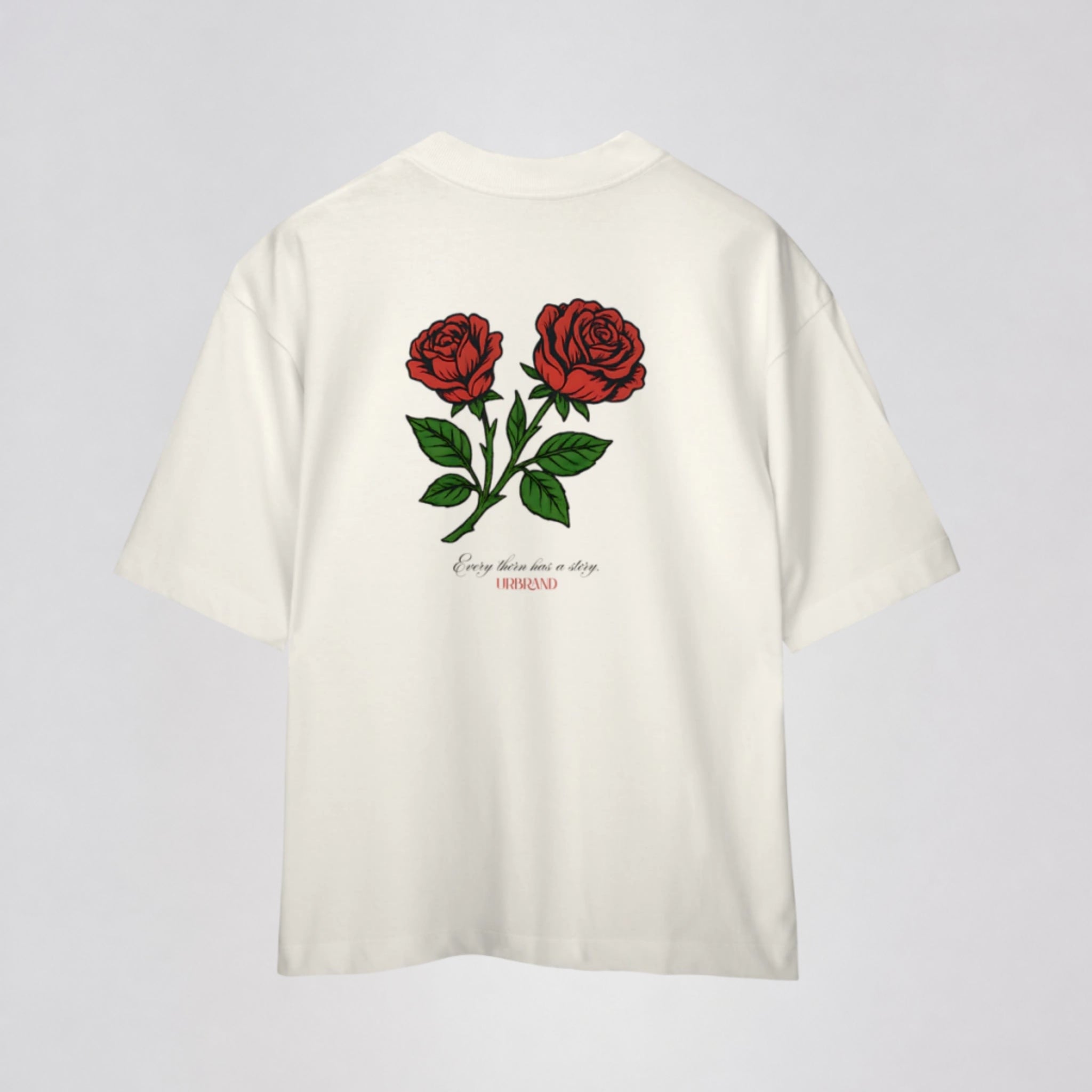 Camiseta Oversized Premium EVERY THORN HAS A STORY da URBRAND