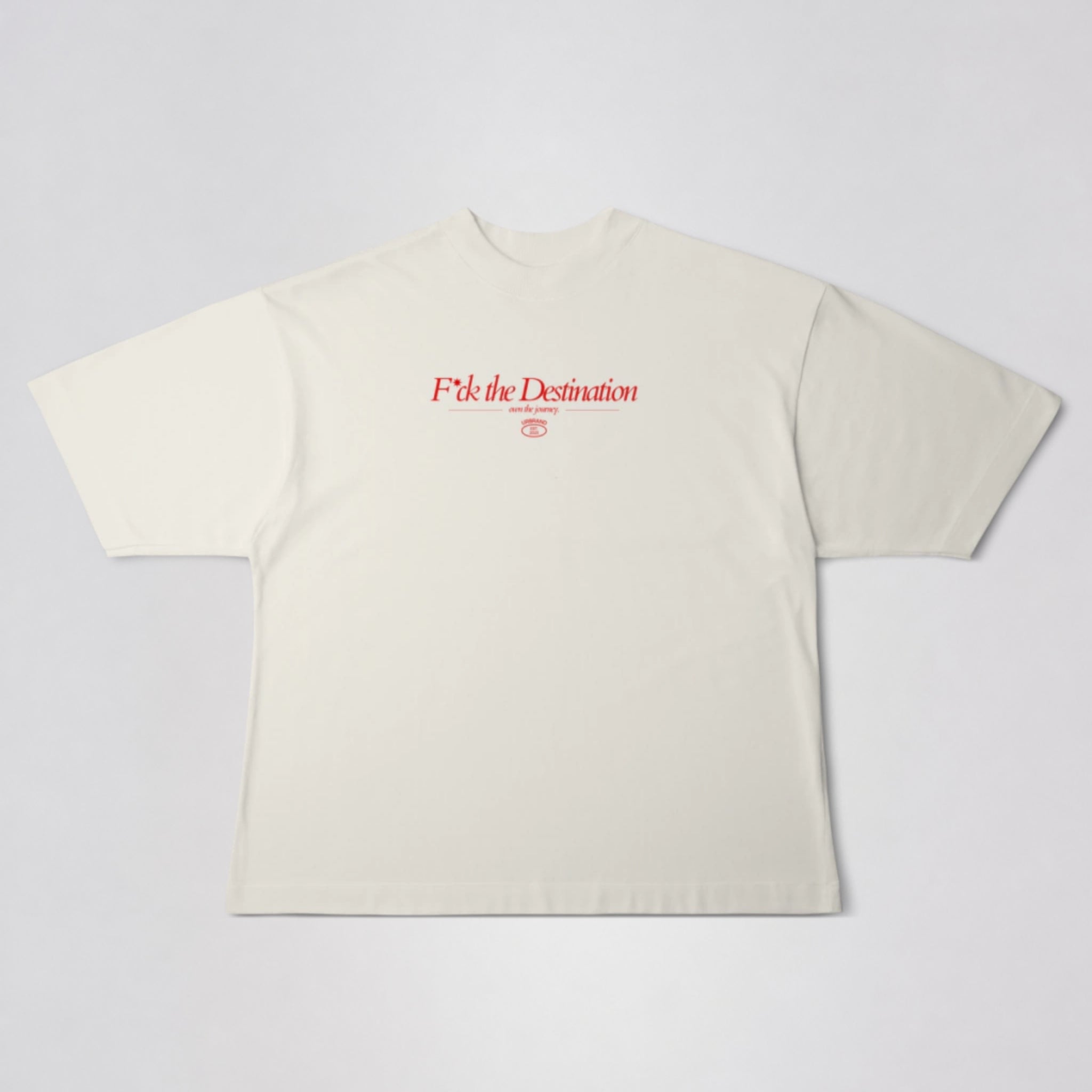 Camiseta Oversized Premium F*CK THE DESTINATION da URBRAND