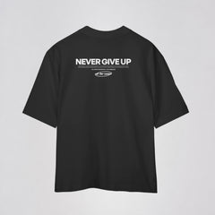 Camiseta Oversized Premium NEVER GIVE UP da URBRAND