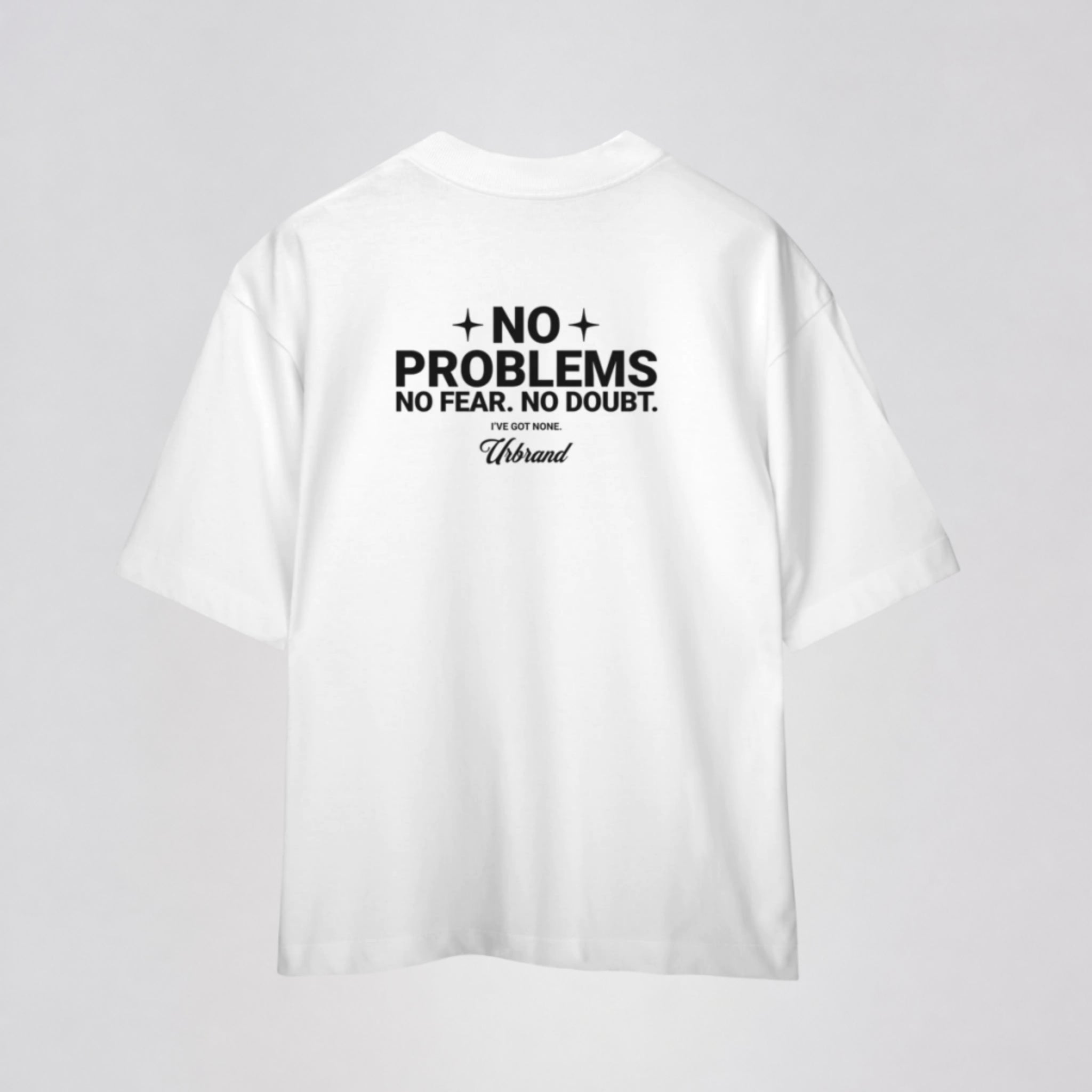 Camiseta Oversized Premium NO PROBLEMS da URBRAND