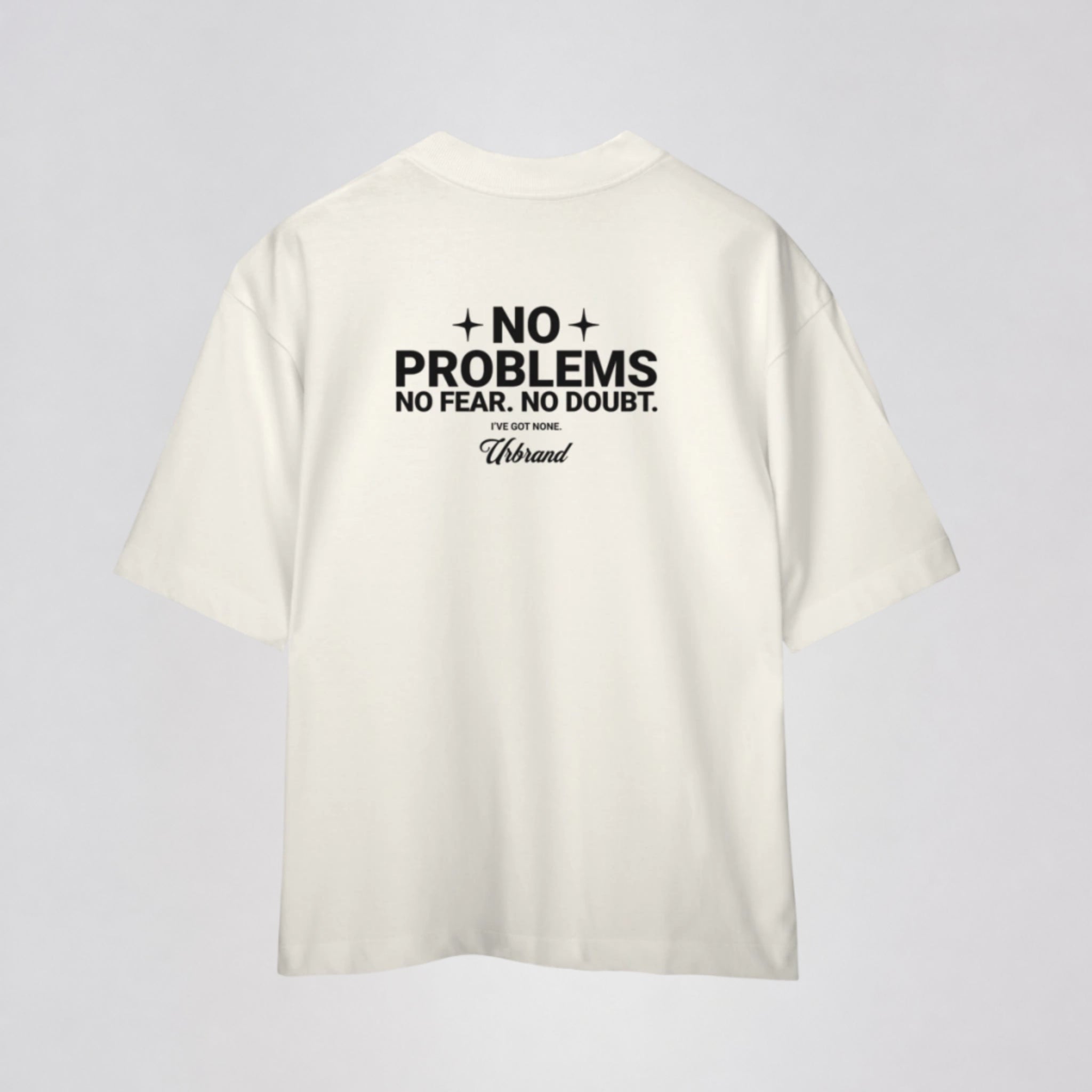 Camiseta Oversized Premium NO PROBLEMS da URBRAND