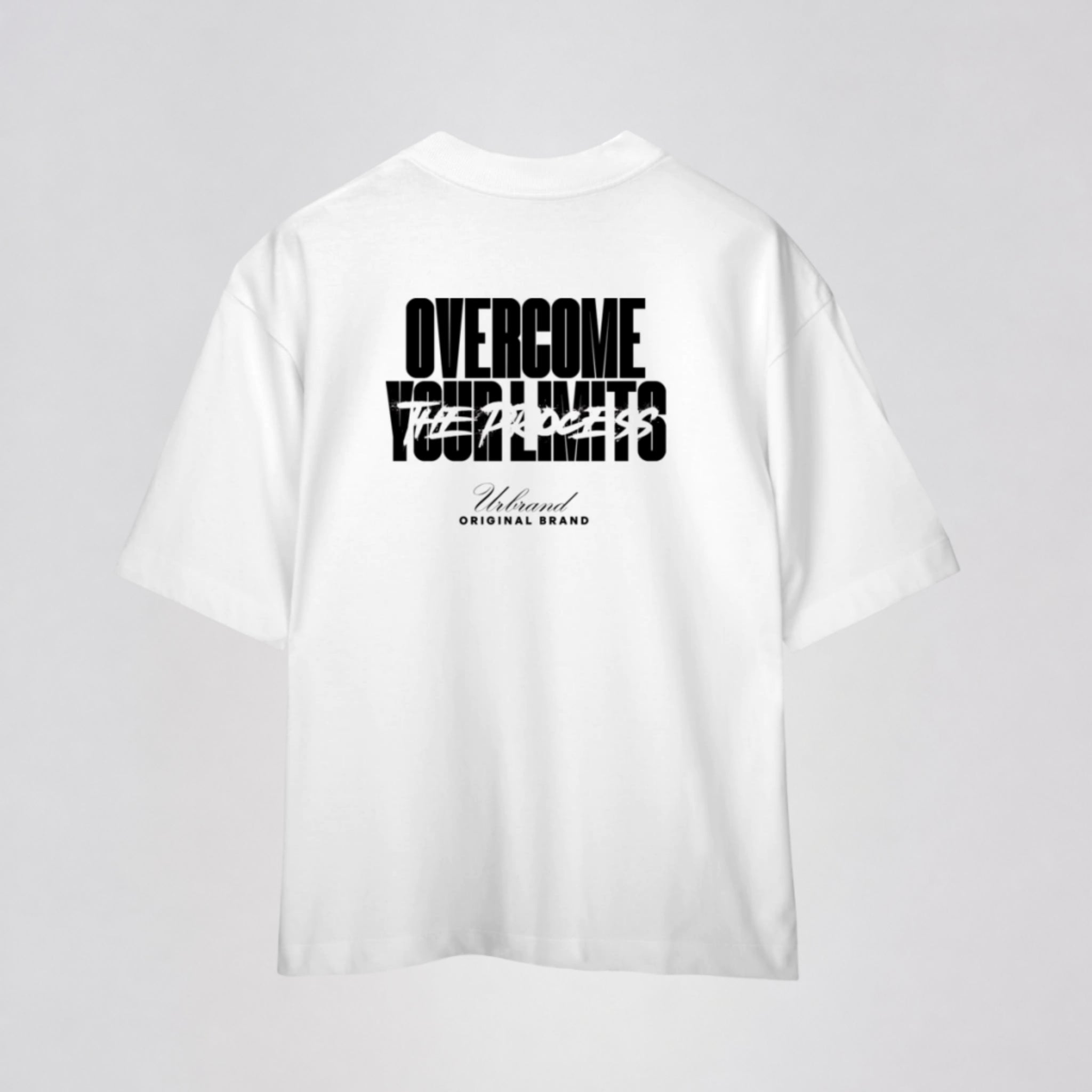 Camiseta Oversized Premium OVERCOME THE PROCESS da URBRAND