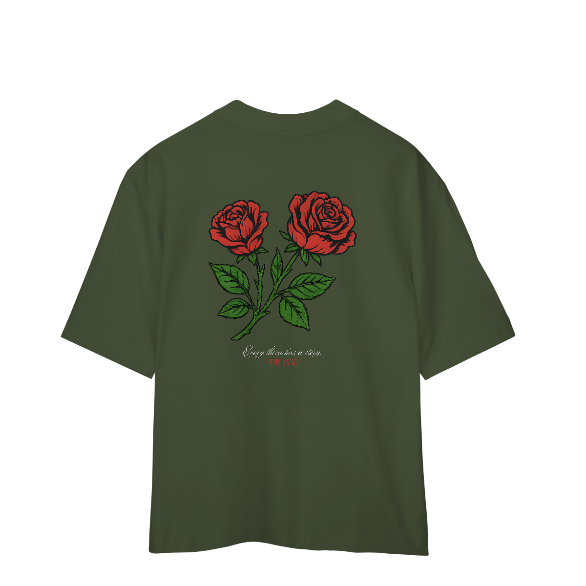 CAMISETA OVERSIZED PREMIUM EVERY THORN HAS A STORY